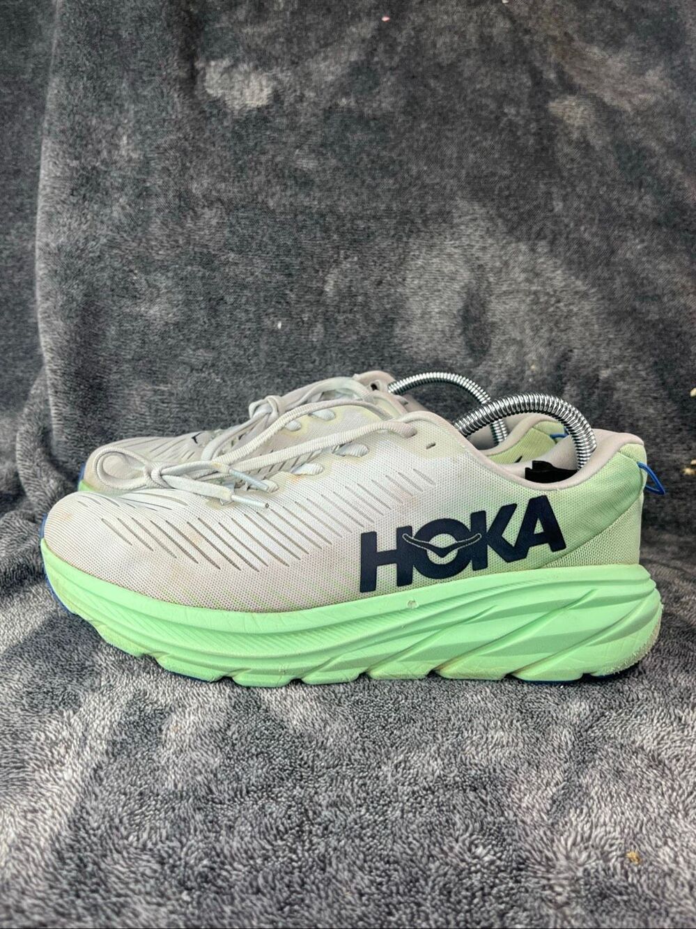 Hoka Rincon 3 Men's Size 8.5D Running Shoes Pale Glass Green Yellow